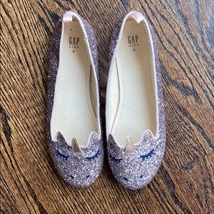 Unicorn sparkle Ballet shoes rose gold